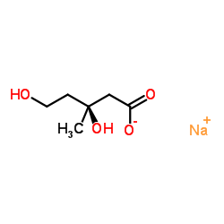 L-Mevalonic Acid Sodium Salt Structure