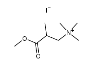 (2-methoxycarbonyl-propyl)-trimethyl-ammonium, iodide Structure