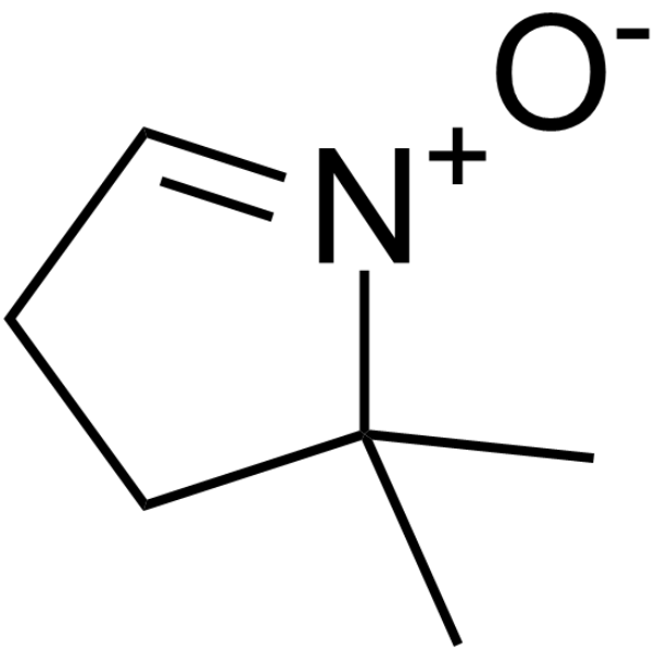 5,5-二甲基-1-吡咯啉-N-氧化物结构式