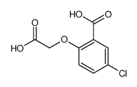 2-(carboxymethoxy)-5-chlorobenzoic acid结构式