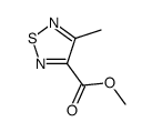 4-甲基-1,2,5-噻二唑-3-羧酸甲酯结构式
