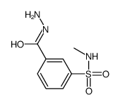 3-(hydrazinecarbonyl)-N-methylbenzenesulfonamide结构式