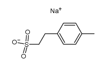 sodium 4-methyl-β-phenethylsulfonate结构式