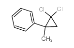 (2,2-二氯-1-甲基环丙基)苯结构式