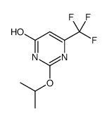 2-(1-甲基乙氧基)-6-(三氟甲基)-4(3H)-嘧啶酮结构式