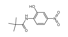 N-(2-hydroxy-4-nitrophenyl)pivalamide结构式