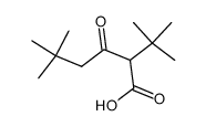 2,4-bis(tert-butyl)acetoacetic acid Structure