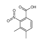 3,4-二甲基-2-硝基苯甲酸结构式