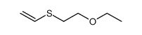 1-ethoxy-2-vinylmercapto-ethane Structure
