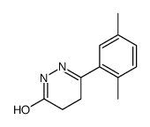 3-(2,5-dimethylphenyl)-4,5-dihydro-1H-pyridazin-6-one结构式