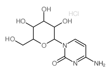 4-amino-1-[3,4,5-trihydroxy-6-(hydroxymethyl)oxan-2-yl]pyrimidin-2-one结构式