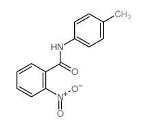 N-(4-甲苯基)-2-硝基苯甲酰胺结构式