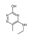 1,2,4-Triazin-3(2H)-one, 5-(ethylamino)-6-methyl- (9CI) Structure
