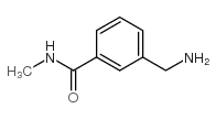 3-(氨基甲基)-N-甲基苯甲酰胺结构式