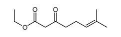 ethyl 7-methyl-3-oxooct-6-enoate结构式