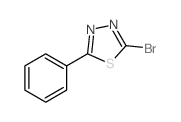 2-溴-5-苯基-1,3,4-噻二唑结构式