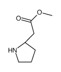 (S)-2-(2-吡咯烷基)乙酸甲酯结构式