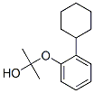 2-(2-Cyclohexylphenoxy)-2-propanol结构式