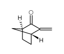 3-亚甲基-2-降冰片酮结构式