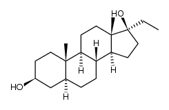 5α.17βH-pregnanediol-(3β.17)结构式