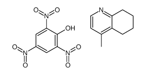 4-methyl-5,6,7,8-tetrahydroquinoline,2,4,6-trinitrophenol Structure