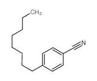 4-octylbenzonitrile Structure