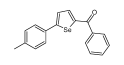 [5-(4-methylphenyl)selenophen-2-yl]-phenylmethanone结构式