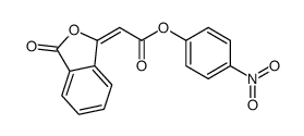 (4-nitrophenyl) 2-(3-oxo-2-benzofuran-1-ylidene)acetate Structure