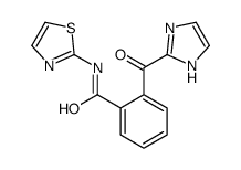 2-(1H-imidazole-2-carbonyl)-N-(1,3-thiazol-2-yl)benzamide结构式