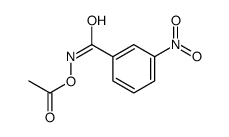 [(3-nitrobenzoyl)amino] acetate Structure