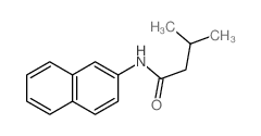 3-methyl-N-naphthalen-2-yl-butanamide Structure