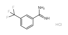 3-(Trifluoromethyl)benzene-1-carboximidamide hydrochloride Structure