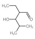 Pentanal,2-ethyl-3-hydroxy-4-methyl- Structure