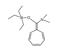 8-(Dimethylamino)-8-(triethylsiloxy)heptafulven结构式