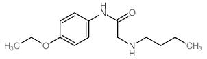 2-butylamino-N-(4-ethoxyphenyl)acetamide结构式