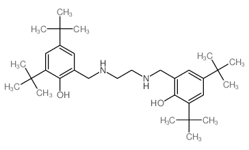 2-[[2-[(2-hydroxy-3,5-ditert-butyl-phenyl)methylamino]ethylamino]methyl]-4,6-ditert-butyl-phenol结构式