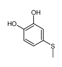 4-methylsulfanylbenzene-1,2-diol结构式