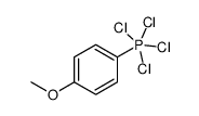 tetrachloro-(4-methoxyphenyl)-λ5-phosphane结构式
