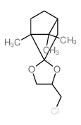 Spiro[bicyclo[2.2.1]heptane-2,2'-[1,3]dioxolane], 4'-(chloromethyl)-1,7,7-trimethyl- Structure