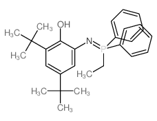 2-[(ethyl-diphenyl-phosphoranylidene)amino]-4,6-ditert-butyl-phenol Structure