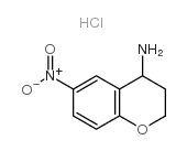 6-硝基-苯并二氢吡喃-4-胺盐酸盐结构式