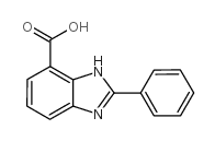 2-苯基-3H-苯并咪唑-4-羧酸结构式