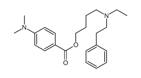 4-(Dimethylamino)benzoic acid 4-(ethylphenethylamino)butyl ester structure