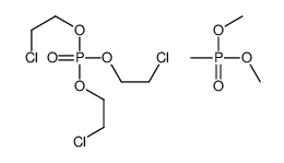 [methoxy(methyl)phosphoryl]oxymethane,tris(2-chloroethyl) phosphate结构式