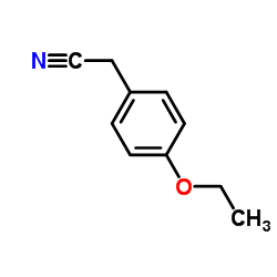 4-乙氧基苯乙腈结构式