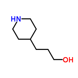 4-(3-羟丙基)-哌啶结构式