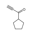 1-环戊基-2-丙炔-1-酮结构式