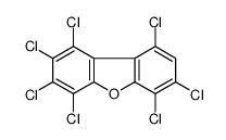 1,2,3,4,6,7,9-HEPTACHLORODIPHENYLENEOXIDE Structure
