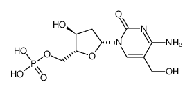 5-Hydroxymethyl-2’-deoxycytidine Structure