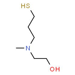 Ethanol, 2-[(3-mercaptopropyl)methylamino]- (9CI) Structure